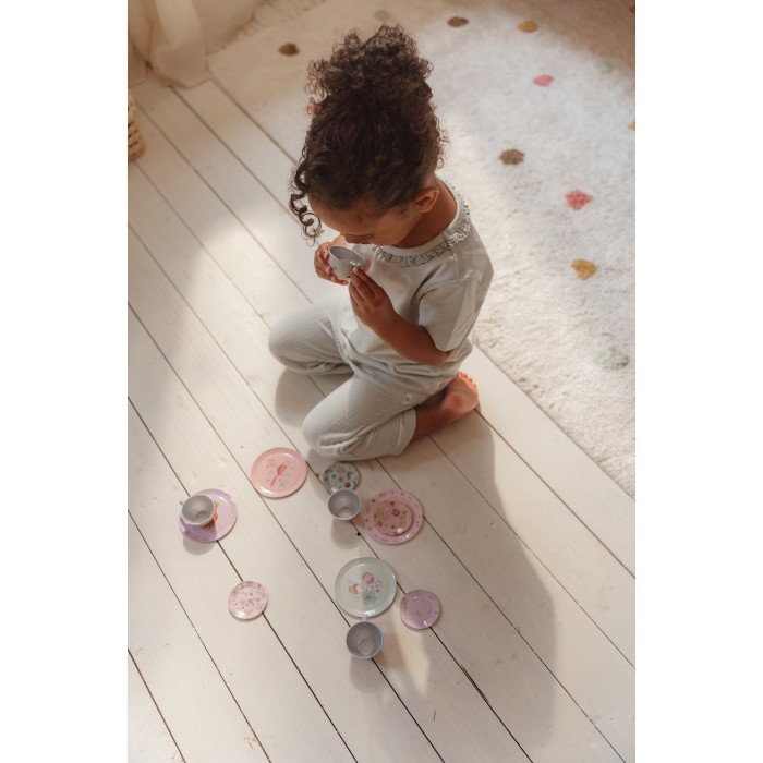 Covor - 170 x 120 cm - DOT - Mixed Pink - Pure - Little Dutch