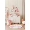 Covor tesut din bumbac organic pentru camera copilului - Flamingo - Little Dutch