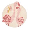Covor tesut din bumbac organic pentru camera copilului - Flamingo - Little Dutch