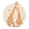 Covor tesut din bumbac organic pentru camera copilului - Girafe - Little Dutch