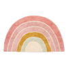 Covor - 80 x 130 cm - Rainbow - Pink - Little Dutch