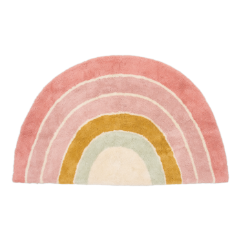 Covor - 80 x 130 cm - Rainbow - Pink - Little Dutch
