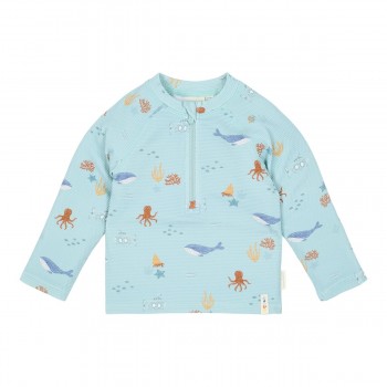 Bluza de inot cu maneca lunga cu protectie UV 40+ - Ocean Friends - Little Dutch
