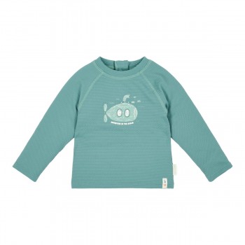 Bluza de inot cu maneca lunga cu protectie UV 40+ - Ocean Green - Little Dutch