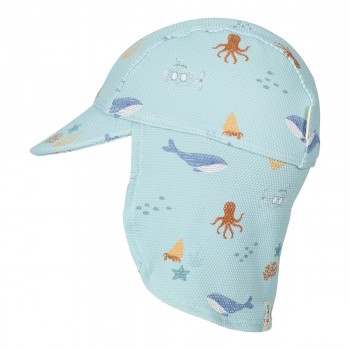 Palarie de soare cu protectie UV 40+ - Ocean Friends - Little Dutch
