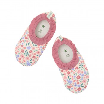 Papuci de inot pentru plaja - Dreamy Flowerfield - Little Dutch