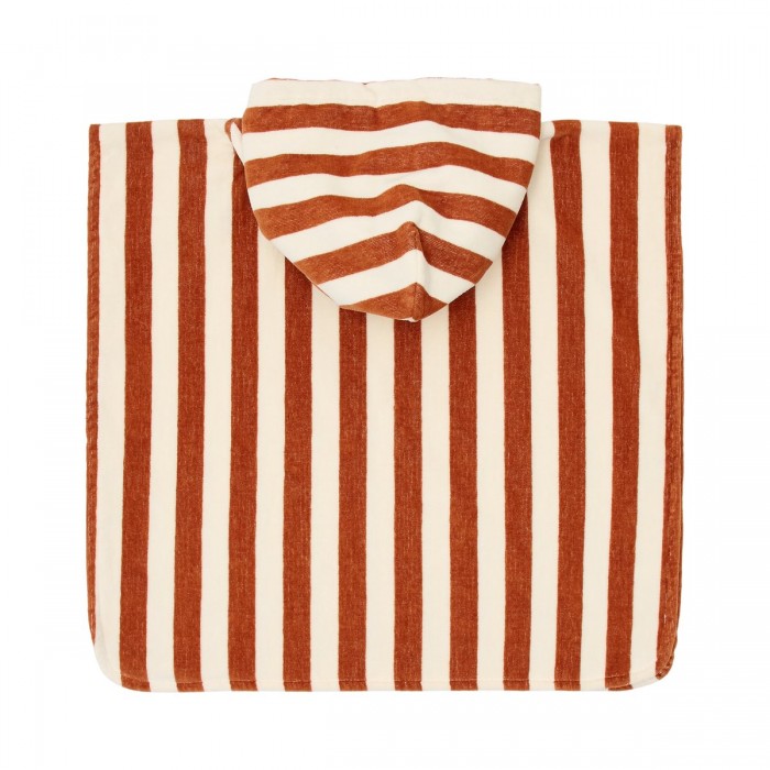 Poncho de plaja - Ocean World Brown - Little Dutch