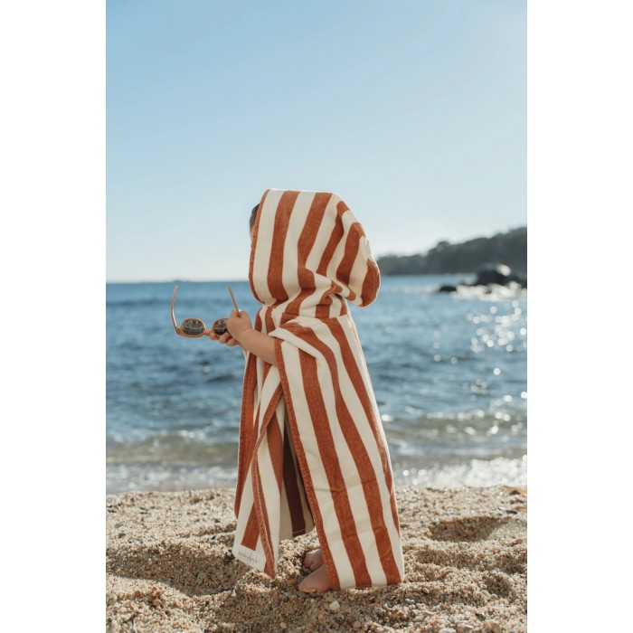 Poncho de plaja - Ocean World Brown - Little Dutch
