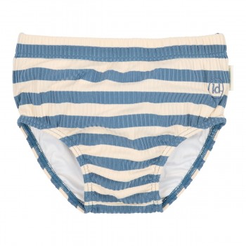 Scutec de baie reutilizabil - Ocean Blue Stripes - Little Dutch