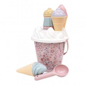 Set de jucarii pentru plaja - Forme de Inghetata - 14 piese - Dreamy Mermaid - Little Dutch