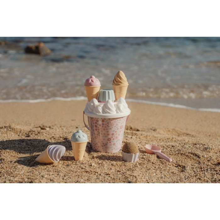 Set de jucarii pentru plaja - Forme de Inghetata - 14 piese - Dreamy Mermaid - Little Dutch