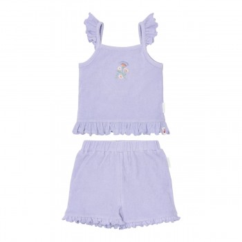 Set top si pantaloni scurti - Dreamy Purple - Little Dutch