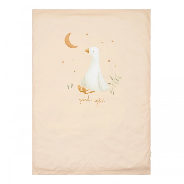 Lenjerie din bumbac organic pentru patut - 140 x 110 cm - Little Goose - Little Dutch