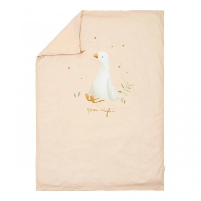 Lenjerie din bumbac organic pentru patut - 140 x 110 cm - Little Goose - Little Dutch