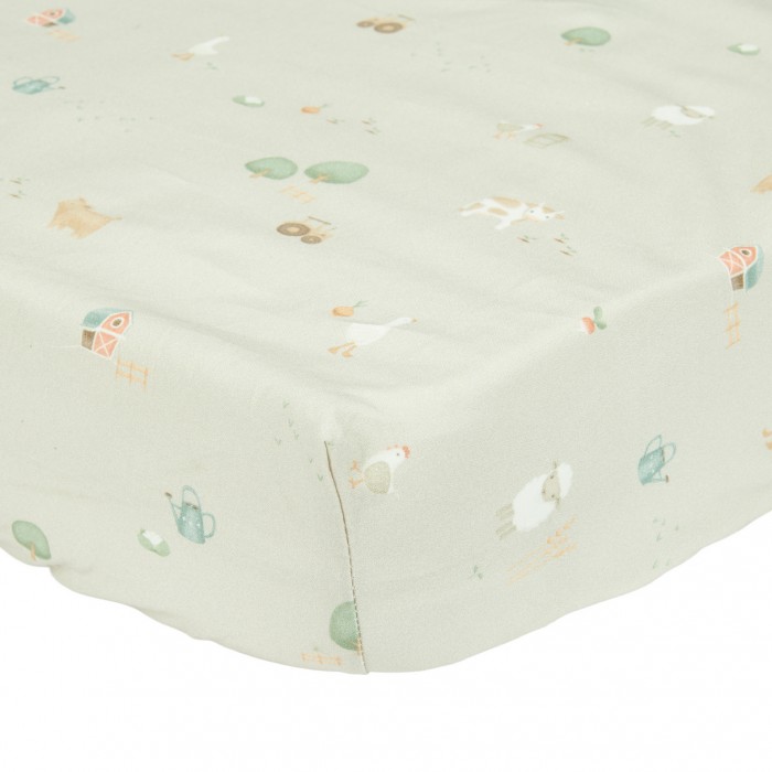 Cearsaf cu elastic pentru patut - Little Farm - Little Dutch