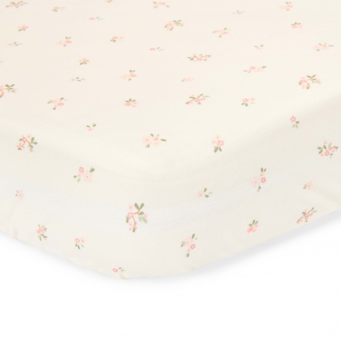 Cearsaf cu elastic - Fairy Blossom - 70 x 140/150 cm - Little Dutch