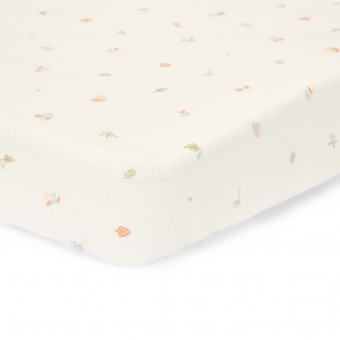 Cearsaf cu elastic - Forest Treasures - 40 x 80 cm - Little Dutch