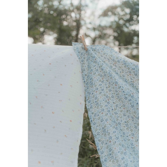 Cearsaf cu elastic - Forest Treasures - 40 x 80 cm - Little Dutch