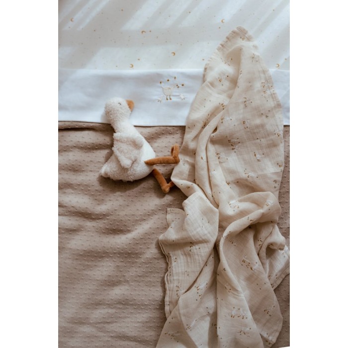 Cearsaf cu elastic din bumbac organic - Moon and Stars - Little Dutch Cearsaf cu elastic din bumbac organic - Moon and Stars - Little Dutch