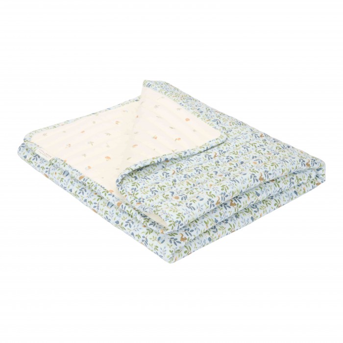 Paturica reversibila din bumbac organic - 70 x 100 cm -  Adventure & Forest Treasures - Little Dutch