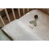 Paturica reversibila din bumbac organic - 70 x 100 cm -  Pure Sage - Little Dutch