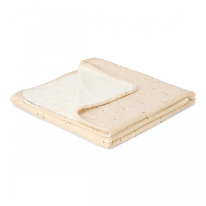 Patura dublata din bumbac organic dublata cu plus - Little Goose - Little Dutch