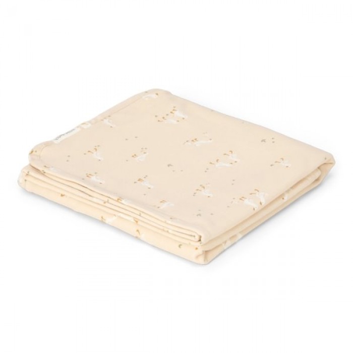 Patura dublata din bumbac organic cu doua fete - 70x100 cm - Little Goose / Moon and Stars - Little Dutch Patura dublata din bumbac organic cu doua fete - 70x100 cm - Little Goose / Moon and Stars - Little Dutch