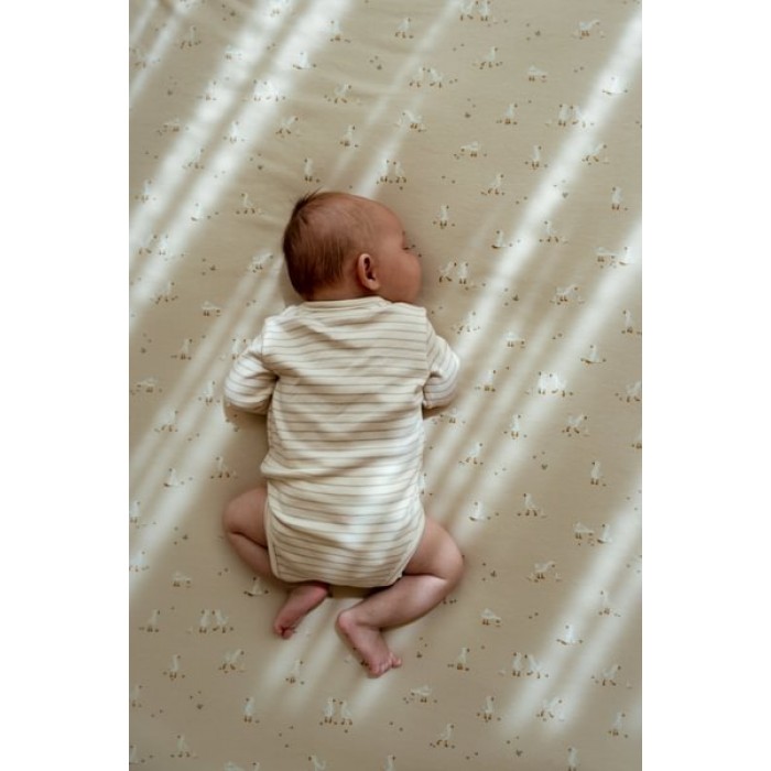 Patura dublata din bumbac organic cu doua fete - 70x100 cm - Little Goose / Moon and Stars - Little Dutch Patura dublata din bumbac organic cu doua fete - 70x100 cm - Little Goose / Moon and Stars - Little Dutch