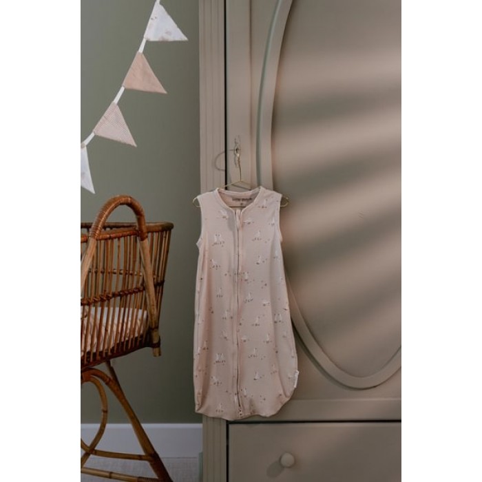 Sac de dormit din bumbac organic fara maneci pentru vara - Little Goose - Little Dutch