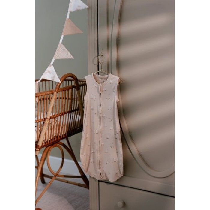 Sac de dormit din bumbac organic fara maneci pentru vara - Little Goose - Little Dutch