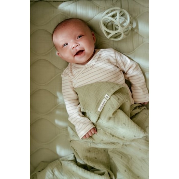 Salteluta matlasata pentru joaca din bumbac organic - 80x100 cm - Pure Sage - Little Dutch Salteluta matlasata pentru joaca din bumbac organic - 80x100 cm - Pure Sage - Little Dutch