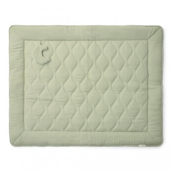 Salteluta matlasata pentru joaca din bumbac organic - 80x100 cm - Pure Sage - Little Dutch Salteluta matlasata pentru joaca din bumbac organic - 80x100 cm - Pure Sage - Little Dutch