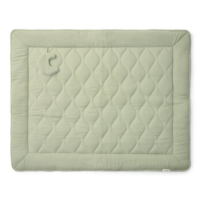 Salteluta matlasata pentru joaca din bumbac organic - 80x100 cm - Pure Sage - Little Dutch Salteluta matlasata pentru joaca din bumbac organic - 80x100 cm - Pure Sage - Little Dutch