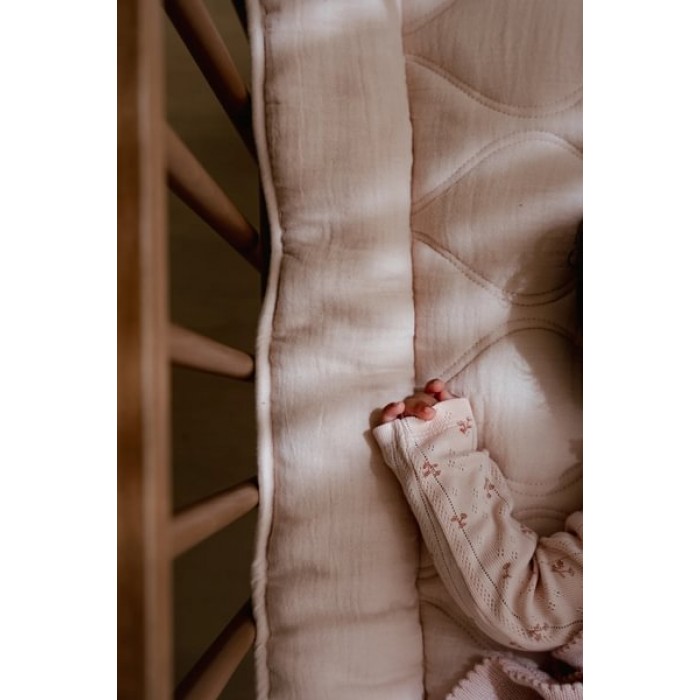 Salteluta matlasata pentru joaca din bumbac organic - 80x100 cm - Pure Blossom - Little Dutch Salteluta matlasata pentru joaca din bumbac organic - 80x100 cm - Pure Blossom - Little Dutch