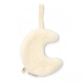 Suport pentru suzeta din bumbac organic in forma de luna - Pure Soft White - Little Dutch Suport pentru suzeta din bumbac organic in forma de luna - Pure Soft White - Little Dutch