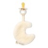 Suport pentru suzeta din bumbac organic in forma de luna - Pure Soft White - Little Dutch Suport pentru suzeta din bumbac organic in forma de luna - Pure Soft White - Little Dutch