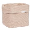 Cos de depozitare din tricot de bumbac organic - mic - Beige - Little Dutch