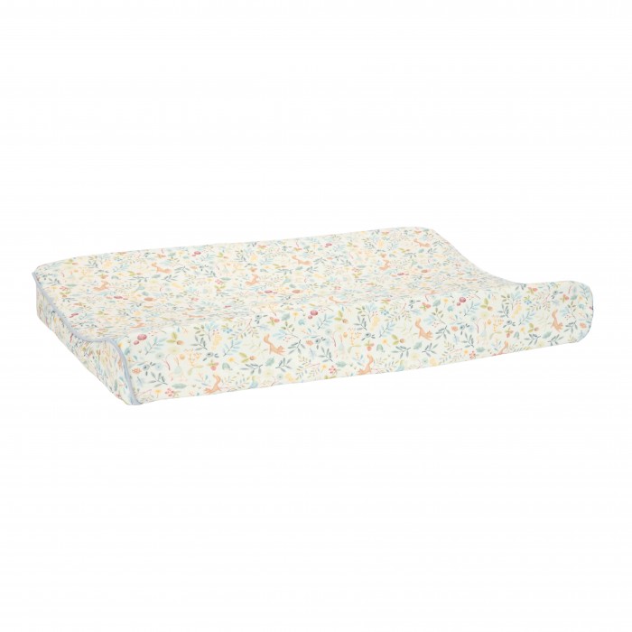 Husa pentru salteluta pentru schimbat scutece din muselina de bumbac organic - Forest Wonders - Little Dutch