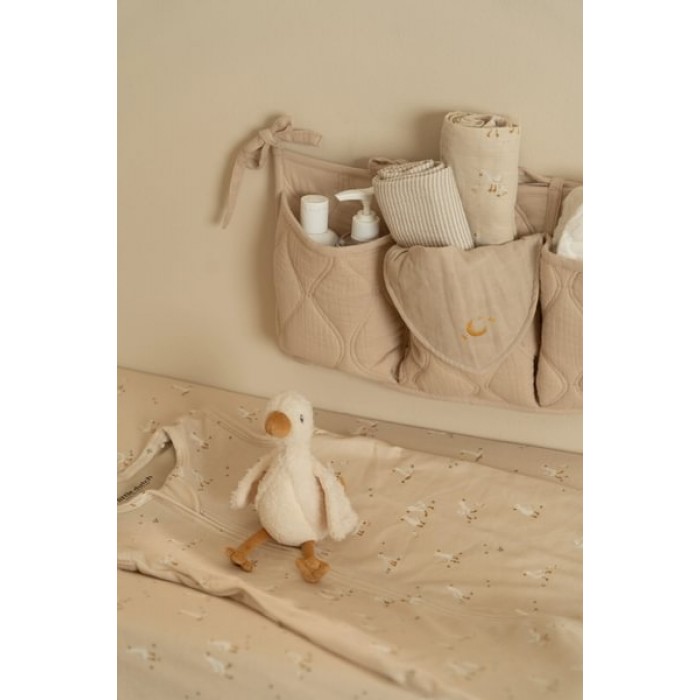 Husa din bumbac organic pentru salteluta de infasat - Little Goose - Little Dutch