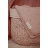 Cos de depozitare rotund matlasat pentru comoda de infasat - Fairy Floral - Little Dutch