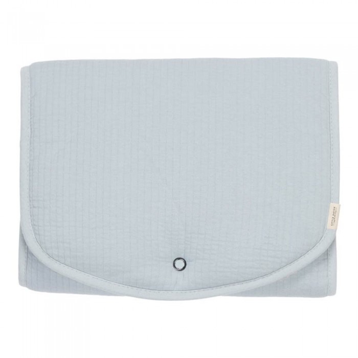 Salteluta portabila pentru schimbat scutece - Pure Soft Blue - Little Dutch