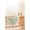 Baveta bandana dublata din bumbac organic - set 2 bucati - Green/Safari Wonders - Little Dutch
