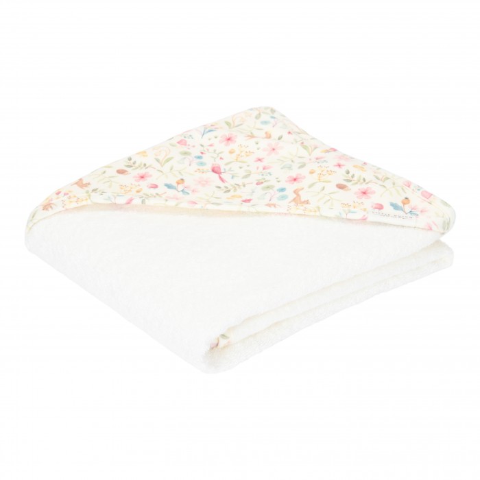 Prosop cu gluga cu broderie 100 x 100 cm - Fairy Wonders - Little Dutch