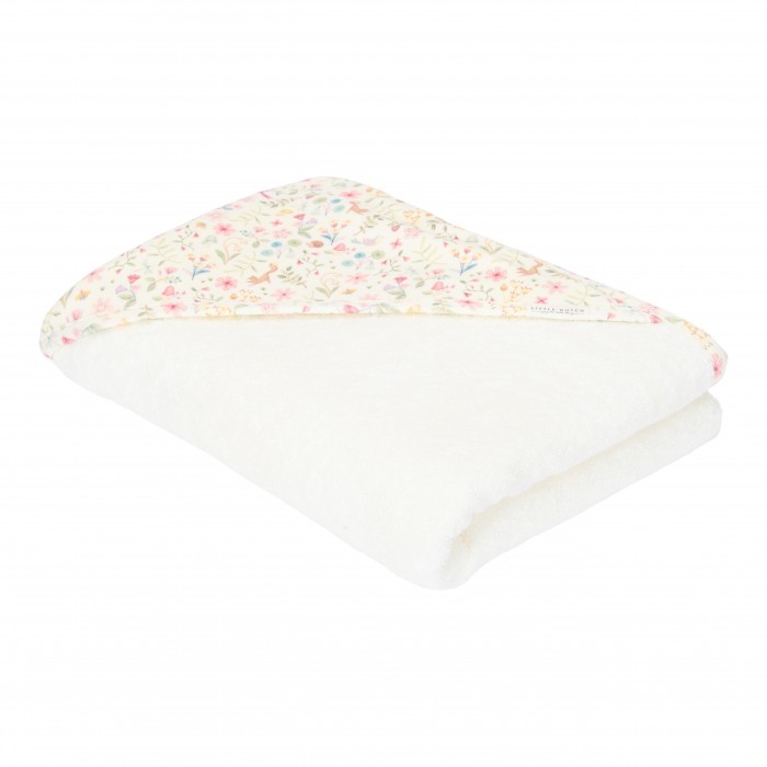Prosop cu gluga cu broderie 100 x 100 cm - Fairy Wonders - Little Dutch