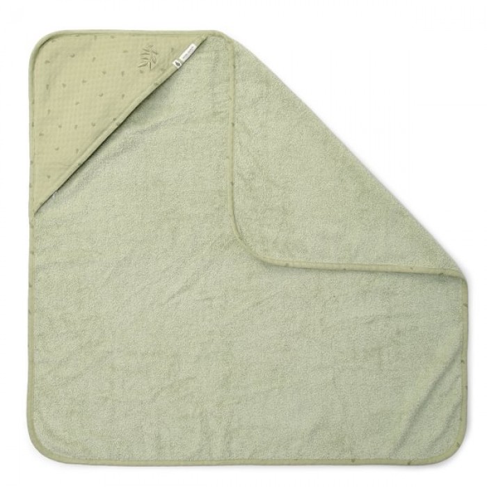 Prosop cu gluga din bumbac organic pentru copii - 75 x 75 cm - Pure Sage - Little Dutch Prosop cu gluga din bumbac organic pentru copii - 75 x 75 cm - Pure Sage - Little Dutch