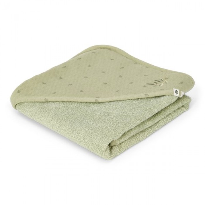 Prosop cu gluga din bumbac organic pentru copii - 75 x 75 cm - Pure Sage - Little Dutch Prosop cu gluga din bumbac organic pentru copii - 75 x 75 cm - Pure Sage - Little Dutch
