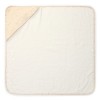 Prosop cu gluga din bumbac organic pentru bebelusi - 75 x 75 cm - Little Goose - Little Dutch