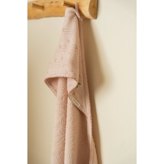 Prosop cu gluga din bumbac organic pentru bebelusi - 75 x 75 cm - Pure Blossom - Little Dutch Prosop cu gluga din bumbac organic pentru bebelusi - 75 x 75 cm - Pure Blossom - Little Dutch