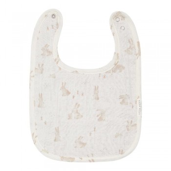 Baveta pentru masa bebelusului din bumbac organic - Baby Bunny - Little Dutch Baveta pentru masa bebelusului din bumbac organic - Baby Bunny - Little Dutch
