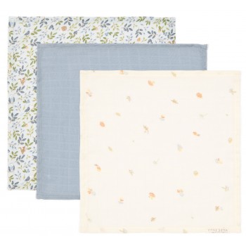 Batistute din bumbac organic- set 3 bucati - Forest Friends - Little Dutch Batistute din bumbac organic- set 3 bucati - Forest Friends - Little Dutch